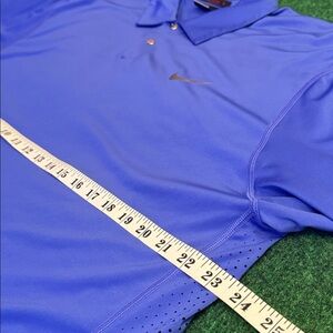 Tiger Woods Collection by Nike Dri-Fit Polo (Royal Blue / Size Large)